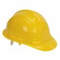 Contractors Yellow Safety Hard Hat, High Density Polyethylene Safety Helmet