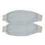 14" Elasticated Chrome Leather Welders Sleeves (Pair)