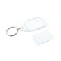 Key Fob, Clear Plastic with 35mm x 24mm Paper Insert