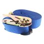 25mm Ratchet Loadstrap, Lightweight 25mm Loadstrap Assembly, 800kg Limit - Length: 5m
