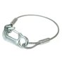 Secondary Safety Coupling Cable 400mm for Unbraked Trailers