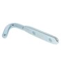 Rope Hook, Bolt-On, 12mm Rod, Zinc Plated Steel, 2 x 8.5mm Holes