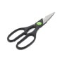 Serrated Cutting Blade Scissors, 8.1/2" Long, Stainless Steel