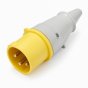 110v Electrical Plug 16amp Low Voltage Yellow for Site Use