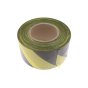 Non Adhesive Zebra Tape, Chevron Style, 70mm Wide, Yellow/Black, 500m