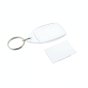 Key Fob, Clear Plastic with 35mm x 24mm Paper Insert