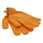 Yellow/Gold Knitted Base Gloves with PVC Criss-Cross Coating
