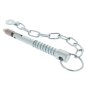 Sword Retaining Pin, 12.5mm x 150.5mm, Zinc Plated with Chain & Tab