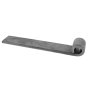 Straight Tailboard Hinge, 152.5x30x6mm, 12.5mm Pin, Self Colour, Mild Steel
