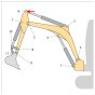 Bush (Position 6) 30x34x30 for JCB 8014 CTS Mini Excavators
