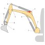 Bush (Position 3 Ram) for JCB 16C-1 Mini Excavators