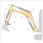 Bush (Position 9) for JCB 16C-1 Mini Excavator - Replaces 401/N7193