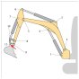 Bush (Position 11) for JCB 16C-1 Mini Excavator