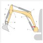 Bush (Position 2 Kingpost) for JCB 8018 CTSAG Mini Excavators