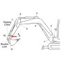 Grease Seal (Position 8) fits Kubota KX015-4 Mini Excavator - Non-Genuine