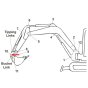 Pin (Position 10) fits Kubota KX015-4 Mini Excavator - Non-Genuine