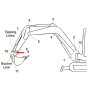 Position 8 Pin for Kubota KX015-4 / KX016-4 / KX018-4 Mini Excavator