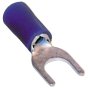 Blue 5.3mm (2BA) Fork Terminal, 100 Pack
