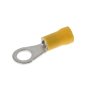 Yellow 6mm (0BA) Ring Terminal - Pack of 50