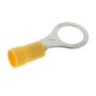 Yellow 10mm (3/8") Ring Terminal - Pack of 50