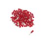 Pin Connectors, Colour: Red, Diameter: 1.9mm, Pack of 100