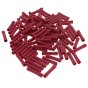 Butt Connector Red Insulated Electrical Fitting - 100 Pack
