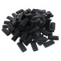 Black Double Sleeve Terminal - 100 Pieces