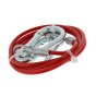 Brakeway Cable 1M x 2mm (2x Carabiner) fits Breaked Trailers & Caravans - Red