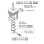 Cylinder Piston for Husqvarna 225 L