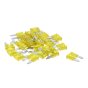 Mini Blade Fuses, Yellow 20 Amp, Pack of 25