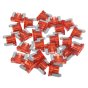10 AMP Red Low Profile Mini Blade Fuses (Pack of 25)