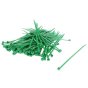 Green High Grade Cable Ties 4.8mm x 200mm, 100 Pack
