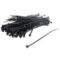 Cable Ties 3.6mm x 140mm Black Nylon - 100 Pack