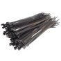 Cable Ties Assorted Sizes 100-370mm Black Nylon - 200 Pack