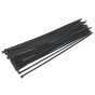 Cable Ties 7.6mm x 450mm Black Nylon - 50 Pack