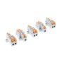 1 Way In 2 Way Out Quick Wire Connector Splitter, 32A, 250V AC - Pack of 5