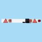 1.2m Trailer Lighting Board, 6m Cable, 7-Pin 12V, With Fog (MP256P4F6M)