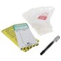 Ladder Tag Kit Incl. 10x Claw Tag Holders, 20x Safety Tag Inserts, 1x Pen