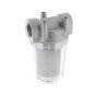 Water Separator Filter 1" BSP In/Out Max Pressure 10.7 Bar