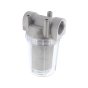 Water Separator Filter 1" BSP In/Out Max Pressure 10.7 Bar