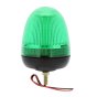 LED Green Flashing Beacon (1/2 Lens) - Single Bolt Fixing