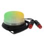 LED Dual Colour Flashing Beacon (Low Profile) - Magnetic & 3 Bolt Fixing