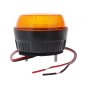 LED Amber/Orange Flashing Mini Beacon (Low Profile) - Dual Bolt Fixing