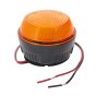 LED Amber/Orange Flashing Mini Beacon (Low Profile) - Dual Bolt Fixing