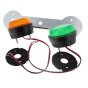 Amber/Green Flashing LED Beacon Kit (Low Profile) - Takeuchi Style