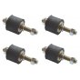 Set of 4 Vibration Mounts Fits Clipper CS451 Handle - 310353381