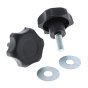 Star Knob Kit Fits Norton Clipper TT180BM Tile Saw - 310361178