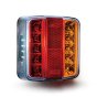 12V LED Square Rear Combination Lamp, 150mm Cable (MP8893B)