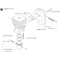Cylinder, Piston & Muffler Assembly