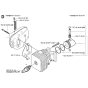 Cylinder, Piston & Muffler Assembly